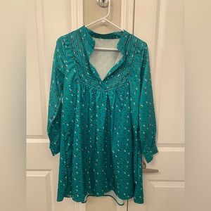 Kelly green unknown brand long sleeved dress